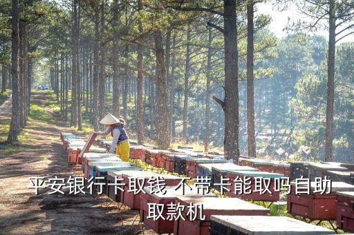  平安銀行卡取錢 不帶卡能取嗎自助取款機(jī)
