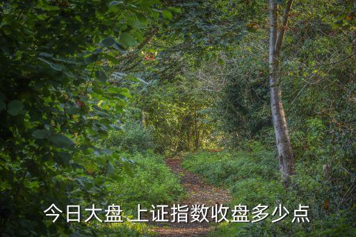 今日大盤 上證指數(shù)收盤多少點(diǎn)