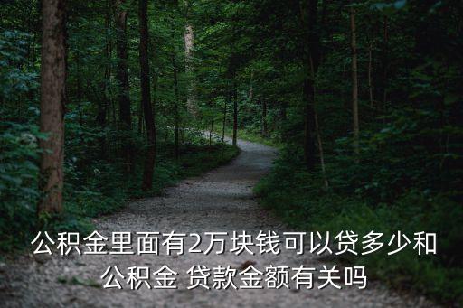 公積金余額2萬能貸款多少,武漢公積金余額2萬能貸款多少