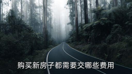 購買新房子都需要交哪些費(fèi)用