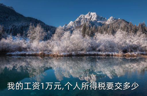我的工資1萬元,個人所得稅要交多少