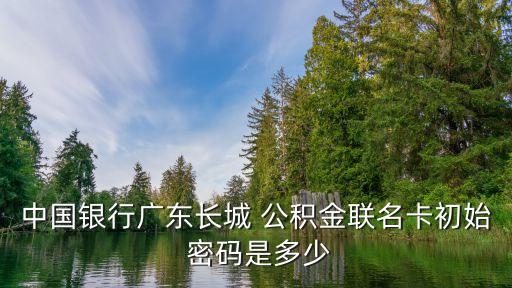 廣州公積金密碼多少