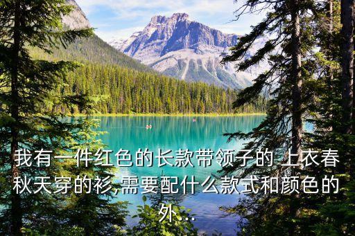 我有一件紅色的長款帶領(lǐng)子的 上衣春秋天穿的衫,需要配什么款式和顏色的外...
