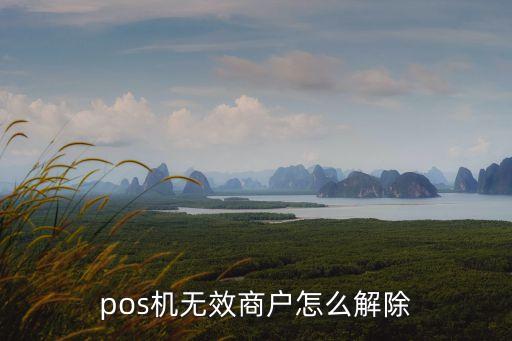 pos機無效商戶怎么解除