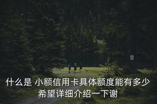 多少金額的銀行卡是小額,銀行卡金額多少才會(huì)有結(jié)息