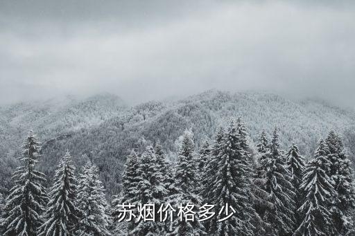 大蘇煙多少錢一條2016