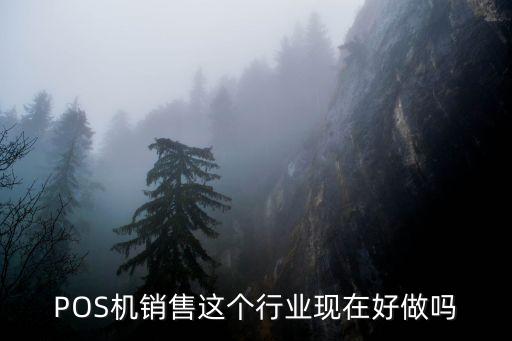 POS機銷售這個行業(yè)現(xiàn)在好做嗎