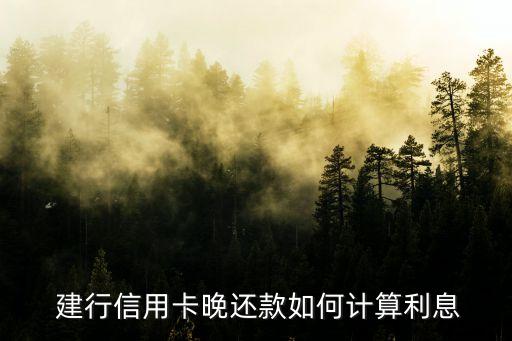 建行逾期費(fèi)用是多少錢