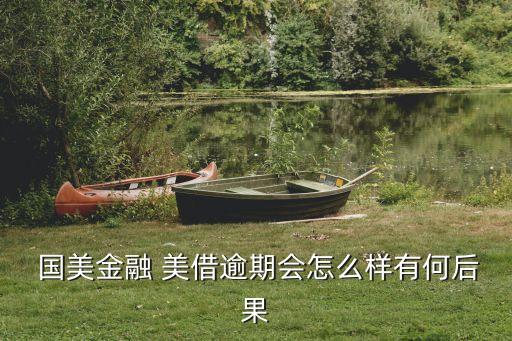  國(guó)美金融 美借逾期會(huì)怎么樣有何后果
