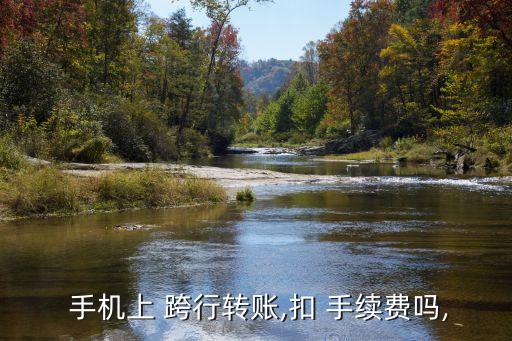 手機(jī)跨行轉(zhuǎn)款手續(xù)費(fèi)是多少錢