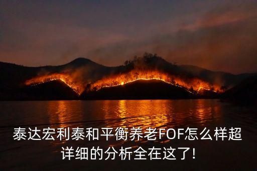 投資fof虧損的概率是多少