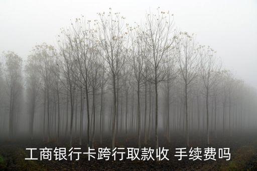 現在工行異地取手續(xù)費多少錢,省內工行異地取現金要手續(xù)費嗎