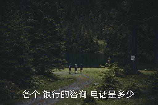各個(gè) 銀行的咨詢 電話是多少