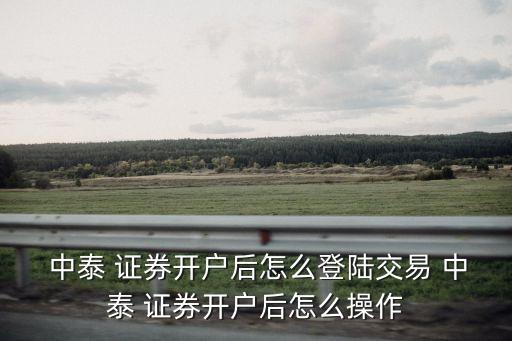 中泰證券賬戶(hù)是多少