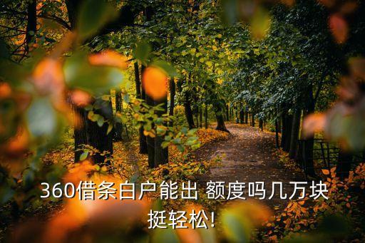 360申請給了多少額度
