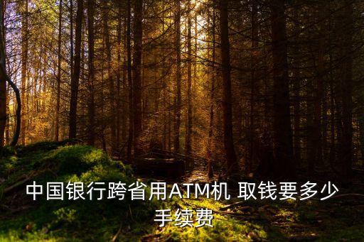 中行借記卡 香港取錢手續(xù)費(fèi)多少