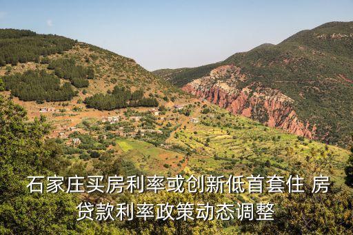  石家莊買房利率或創(chuàng)新低首套住 房貸款利率政策動態(tài)調(diào)整