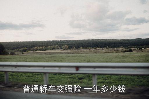 普通轎車交強(qiáng)險(xiǎn) 一年多少錢