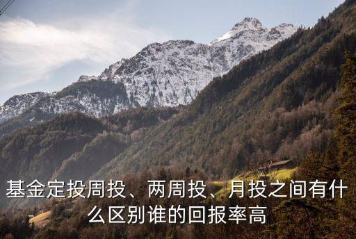 周定投每次多少,定投的收益率一般多少