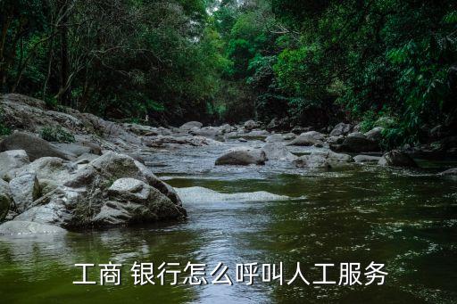  工商 銀行怎么呼叫人工服務(wù)