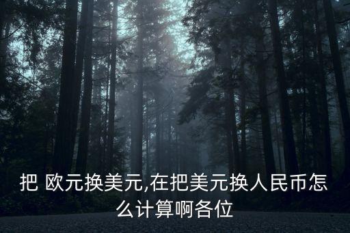1044歐元換多少美金,美金換歐元怎么算匯率