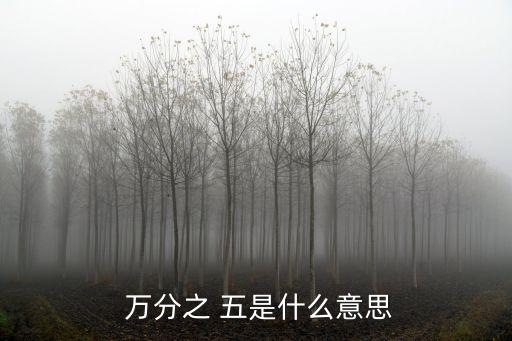 10000的萬分之五是多少,萬分8,10000是多少