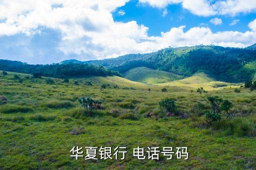華夏信用卡人工電話是多少