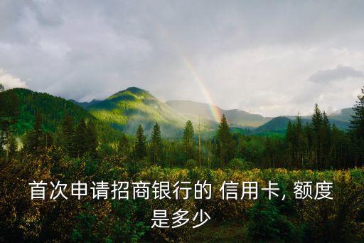 招行銀聯(lián)標(biāo)準(zhǔn)信用卡普卡額度一般多少,招行標(biāo)準(zhǔn)信用卡普卡年費(fèi)
