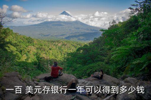一百 美元存銀行一年可以得到多少錢