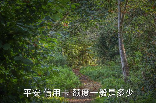 平安銀行旅行信用卡金卡額度多少