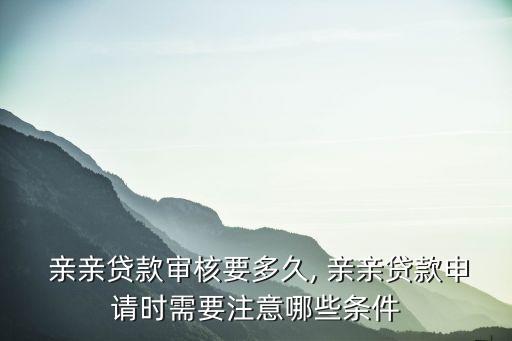 親親小貸電審電話多少