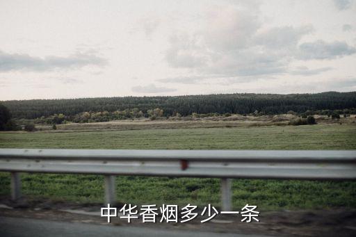  中華香煙多少一條