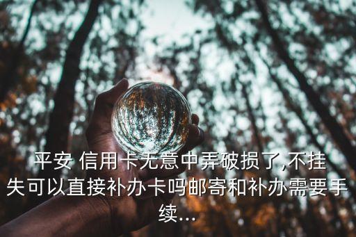 平安信用卡補(bǔ)卡多少錢(qián)