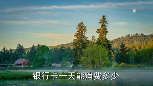 銀行卡一天能消費(fèi)多少
