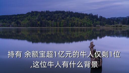 余額寶有多少億,一個(gè)億余額寶一天多少錢(qián)