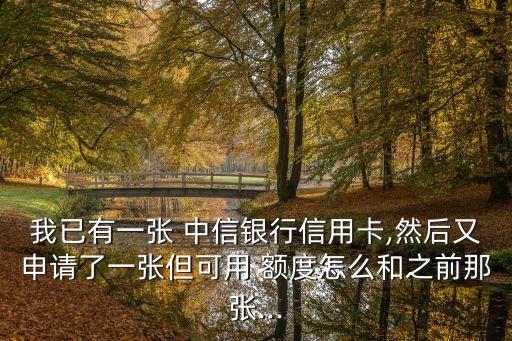 中信第二張卡額度多少錢