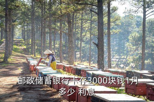 郵政卡利息多少,郵政一類卡利息多少