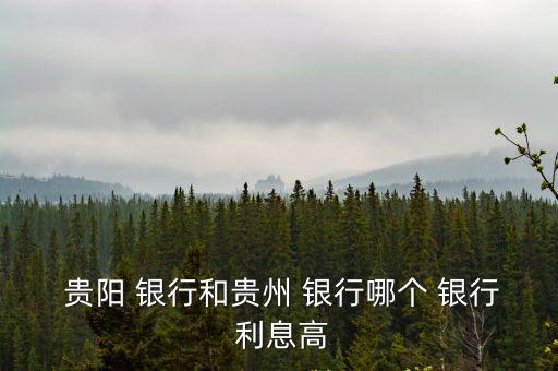 貴陽銀行存款付利息是多少錢,2020年貴陽銀行存款利息