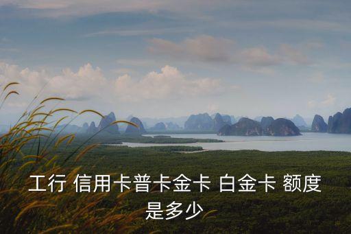 白金信用卡額度有多少,廣州白金信用卡額度多少