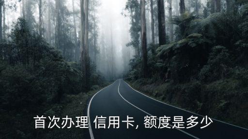 一般剛辦的信用卡額度多少,為什么剛辦的信用卡額度為零