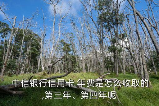  中信銀行信用卡 年費(fèi)是怎么收取的,第三年、第四年呢
