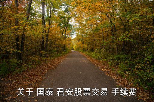 國(guó)泰君安提現(xiàn)手續(xù)費(fèi)多少錢