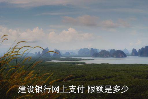 建行每月限額多少,建行生活A(yù)PP每月限額