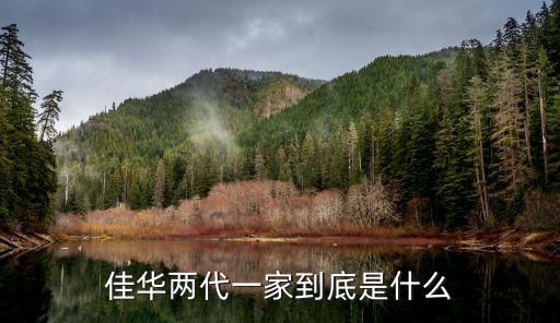 佳華兩代一家到底是什么