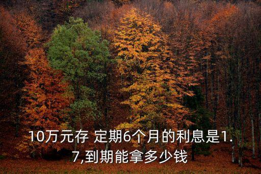 農(nóng)業(yè)銀行六個(gè)月定期利率是多少錢(qián),現(xiàn)在農(nóng)業(yè)銀行一年定期利率是多少