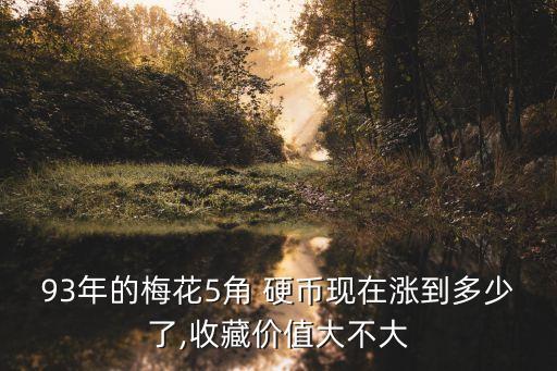 93年的梅花5角 硬幣現(xiàn)在漲到多少了,收藏價(jià)值大不大