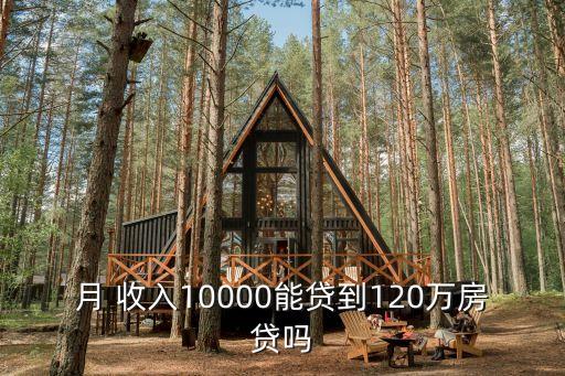 月收入1萬(wàn)能商貸款多少