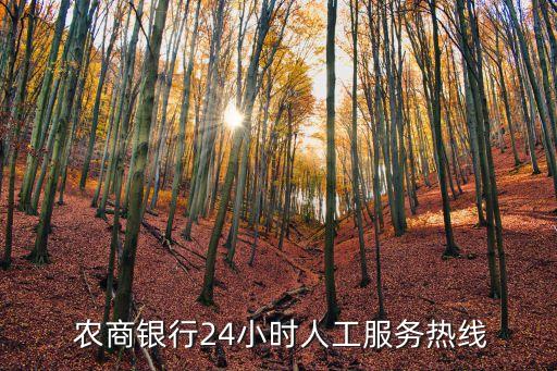  農(nóng)商銀行24小時(shí)人工服務(wù)熱線