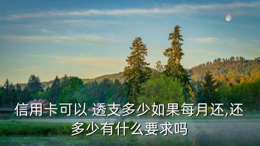 貸記卡可以透支多少錢(qián),怎樣查看貸記卡上欠多少錢(qián)