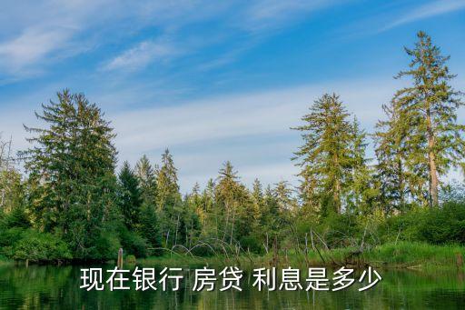 現(xiàn)在銀行 房貸 利息是多少